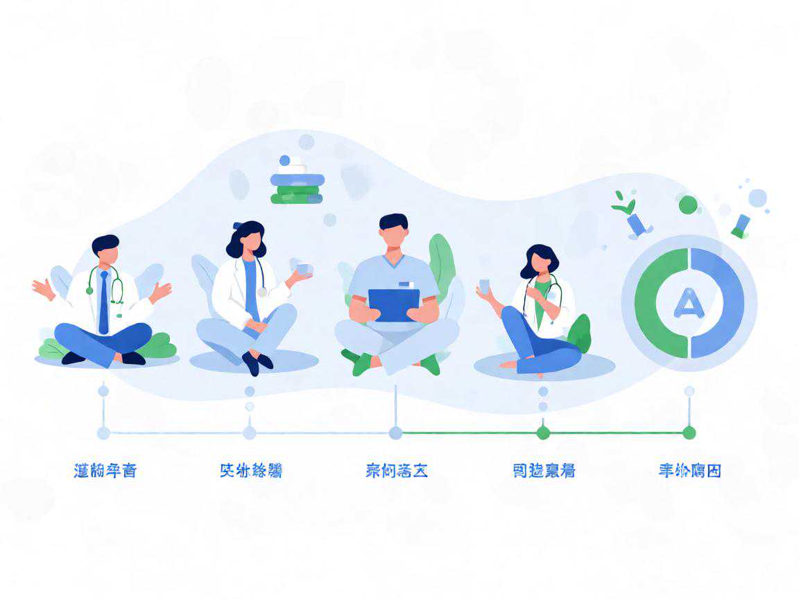 流产后子宫内膜与激素恢复时间线示意图