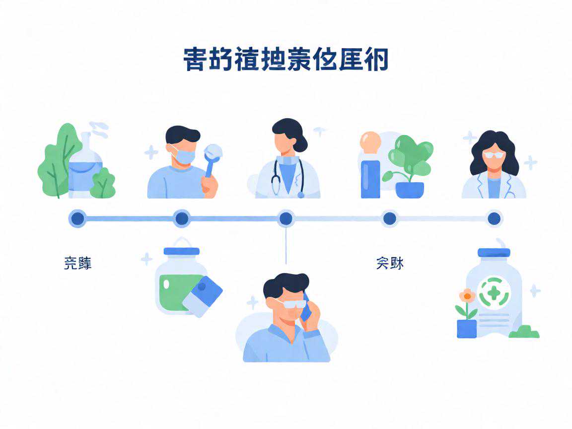 产后恶露三阶段变化示意图,展示血性浆液性白色恶露时间线