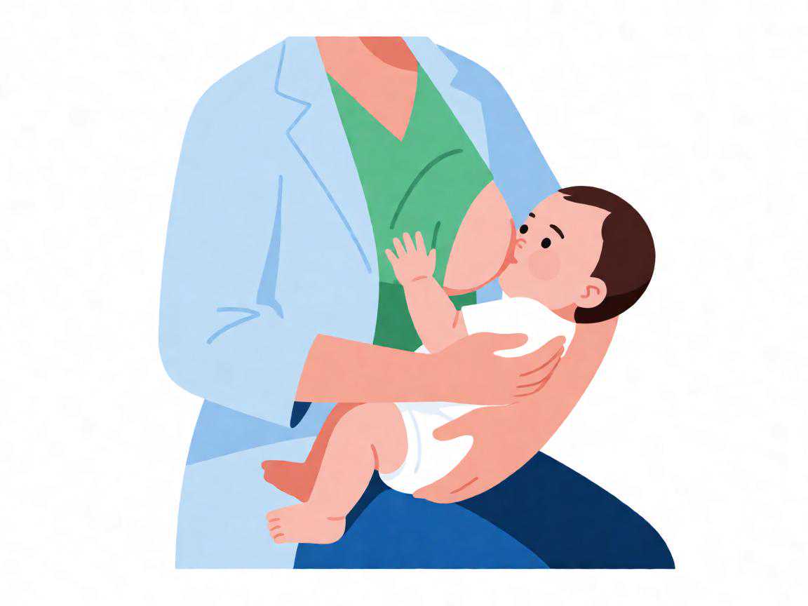 宝宝正确含乳姿势示意图含乳晕