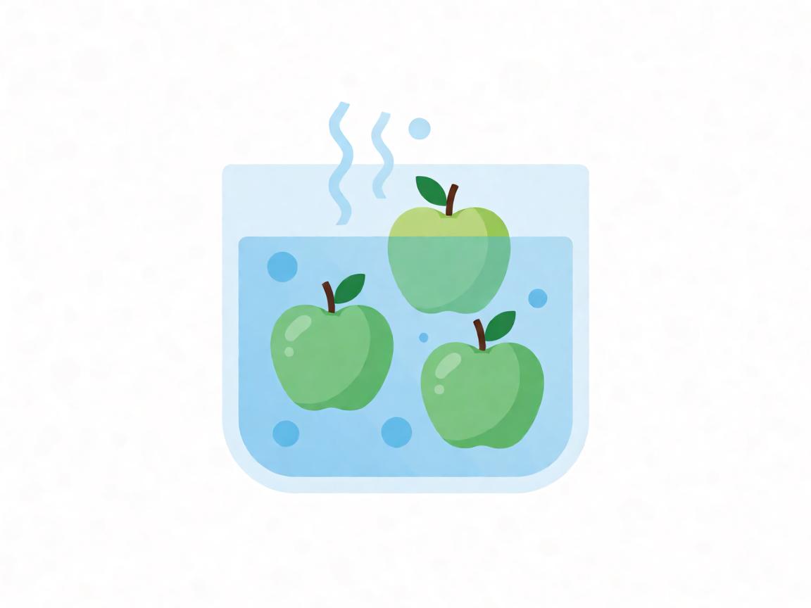 苹果煮水等温和水果吃法示意