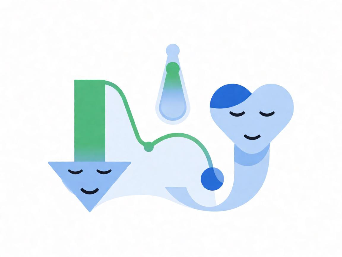 产后激素水平骤降与情绪变化示意图