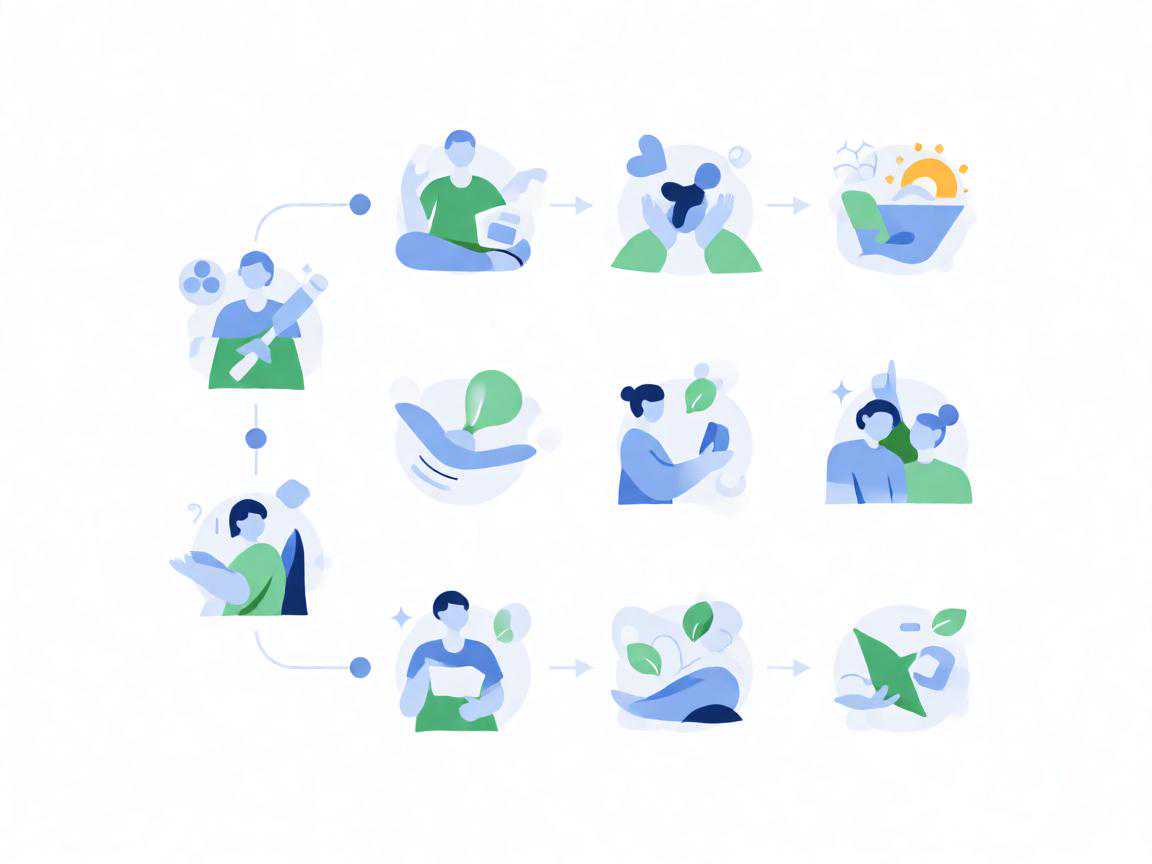 产后塑形恢复时间线与心态管理示意图