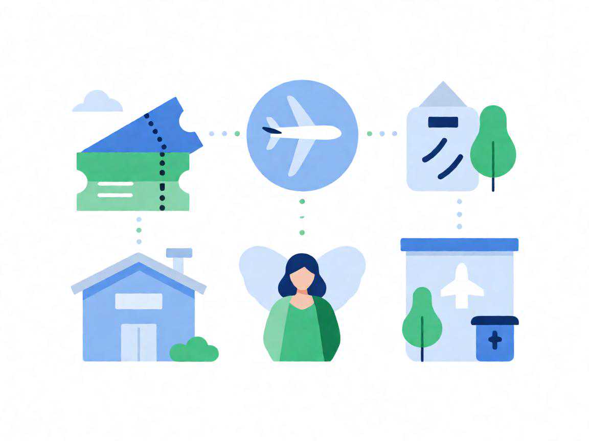 海外三代试管就医的机票住宿等隐性成本示意图