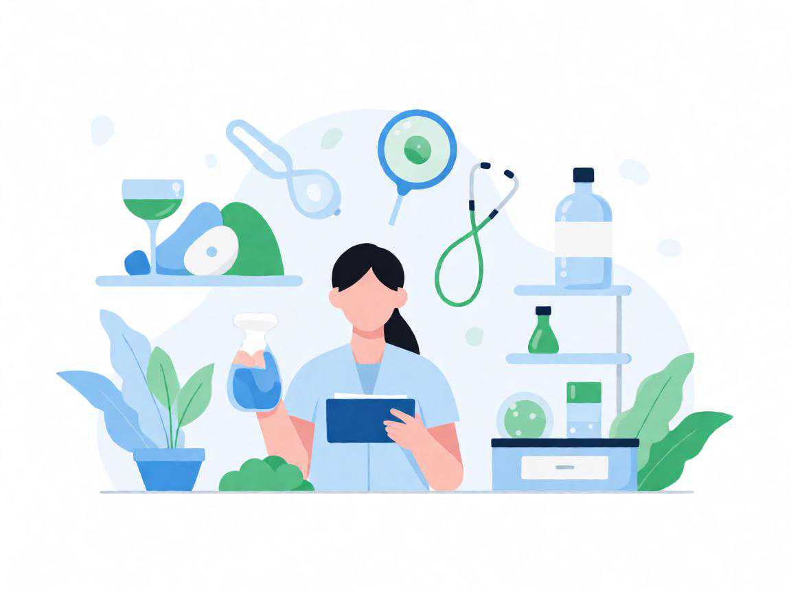 供卵试管前身体与心理准备要点示意图