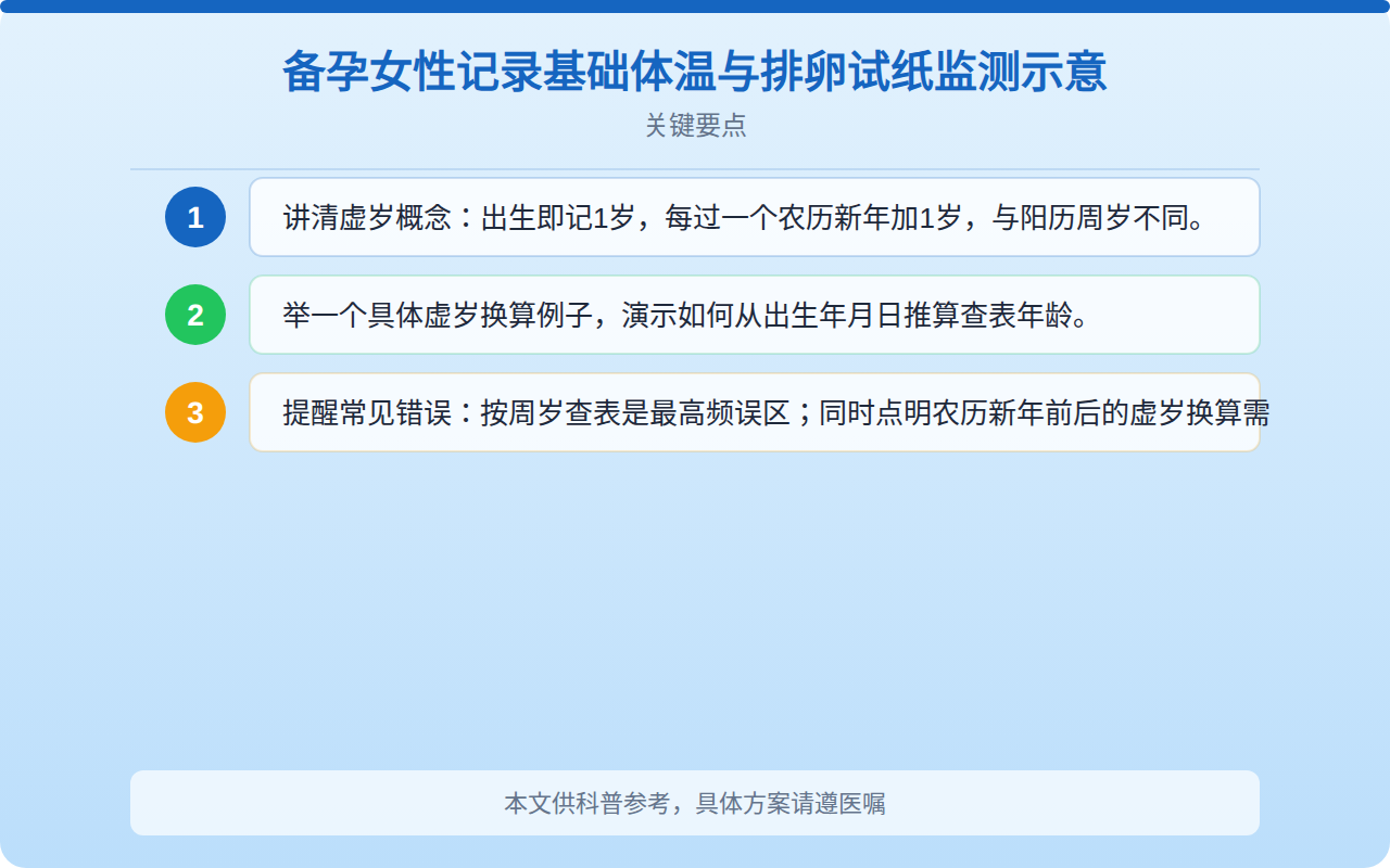 备孕女性记录基础体温与排卵试纸监测示意
