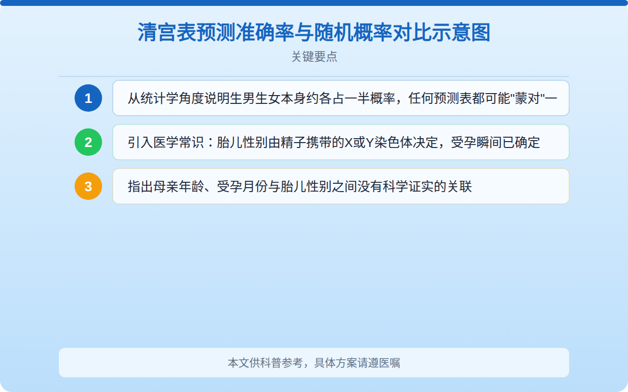 清宫表预测准确率与随机概率对比示意图